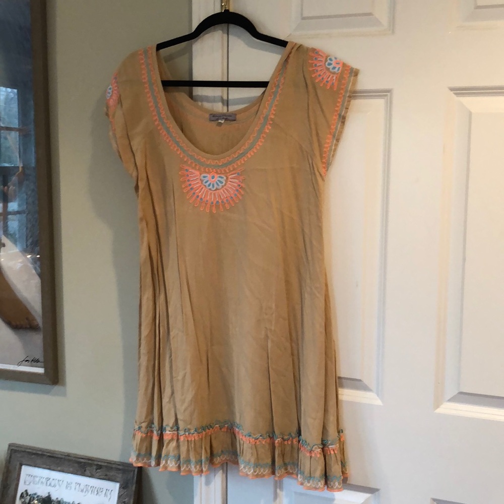 Claire Mercier St Barth Embroidered Dress